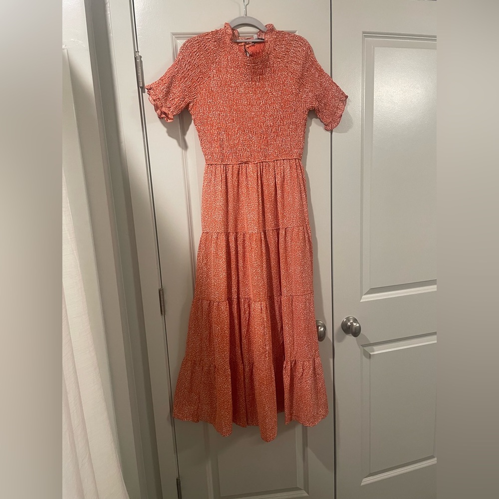 Polygram Midi Dress